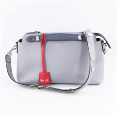 FENDI Vitello Dolce 4 Color By The Way Medium Grey Leather Women Bag